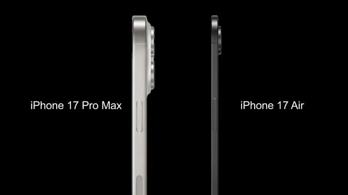 苹果17_iPhone 17 Air取消Plus机型全新轻薄设计_iPhone 17 Air配置取舍后置主摄4800万像素