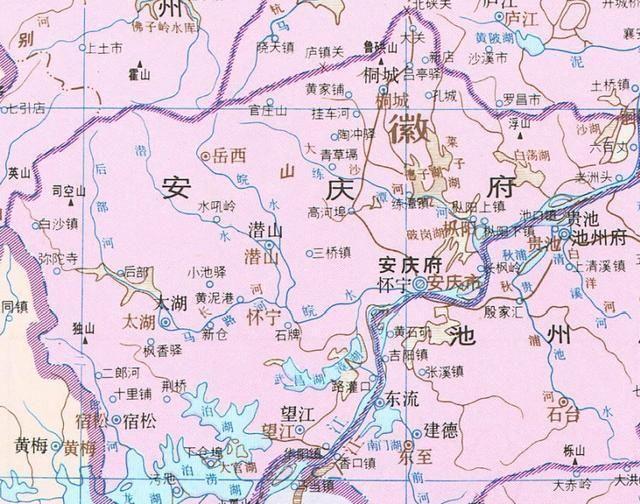 以“太湖”而得名的太湖县,为何却在距太湖近400公里的安徽省内