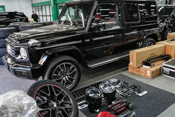 奔驰G500升级暗夜版G63，八万预算的高性价比改装实录