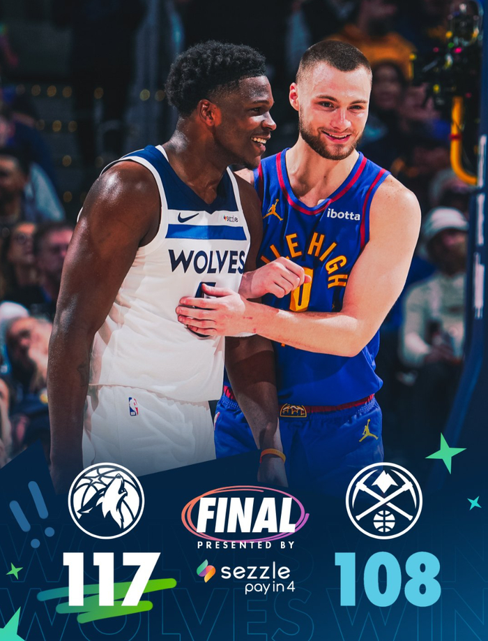 西部格局又变！森林狼险胜掘金升第四 快船再升第九 湖人连胜稳第六