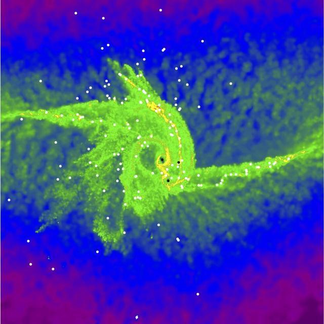 日本科学家用计算机模拟发现巨型黑洞形成新机制：由巨型恒星形成