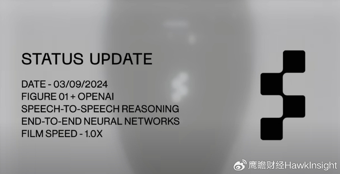 figure 人形gpt 首发 openai大模型加持 已进厂测试