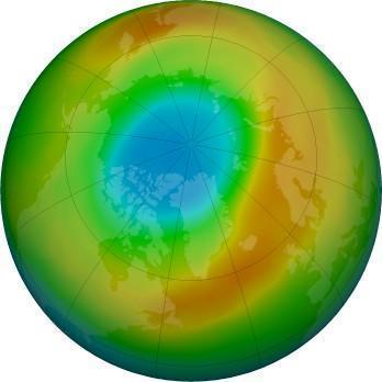 北极上空首现臭氧层空洞，面积达650万k㎡，成因却与人类活动无关