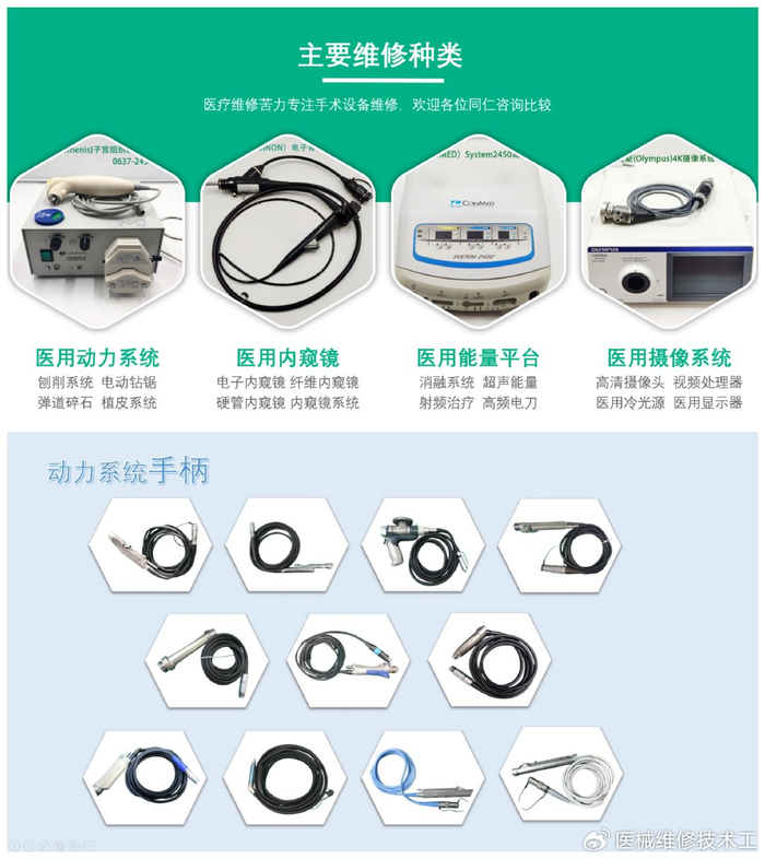 器械规格是什么黄冈医疗器械维修工程师XISHAN西山 PSB2 刨削手柄故障检测服务与维修-上海聚慕医疗器械有限公司