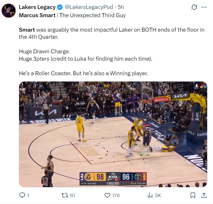 决胜179秒9分显神威！斯玛特513万太超值 近五战场均15+4成双皇助力