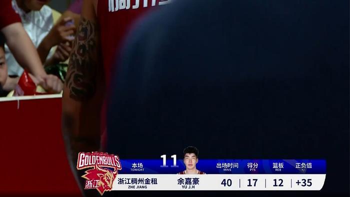 季后赛：王哲林被余嘉豪17+12打爆，浙江队弃用两人，四强出炉