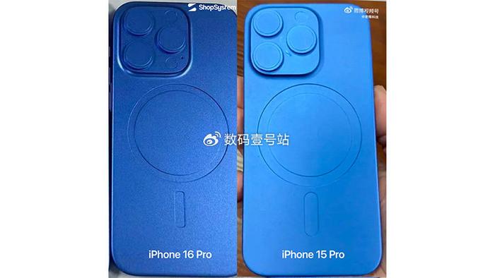 Iphone16系列新机模照片曝光，magsafe环宽变窄 Magsafe 无线充电 圆环 新浪新闻