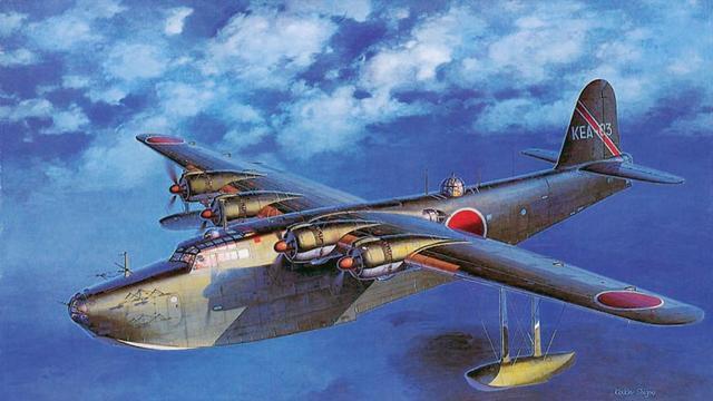 击落过B-17的日本二式大艇：着陆后要手动排水，还