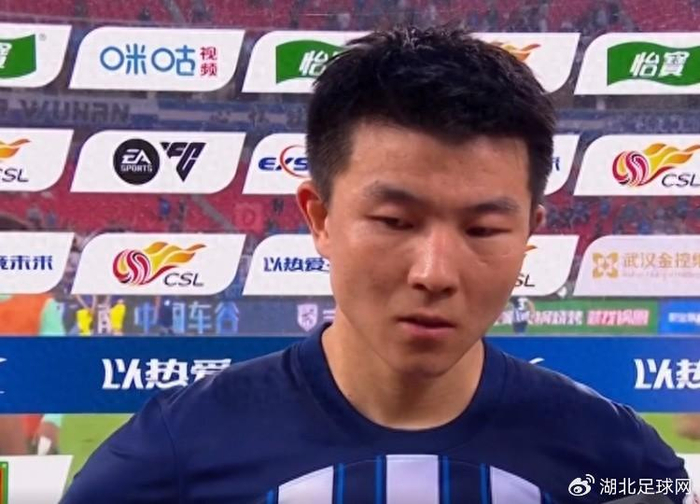 陶强龙：武汉三镇上半场创造很多机会，浙江队一脚射门就取得进球