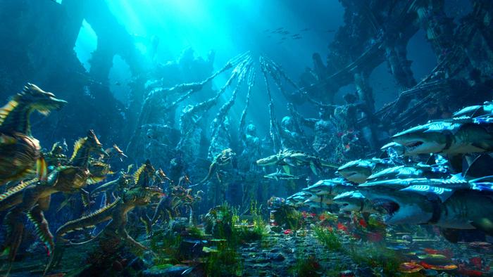 《海王》视觉盛宴 史诗般的亚特兰蒂斯帝国 带你探索海底世界