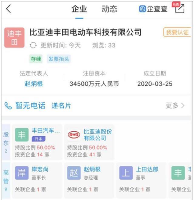 比亚迪丰田电动车合资公司成立，未来新能源市场的一大“变量”