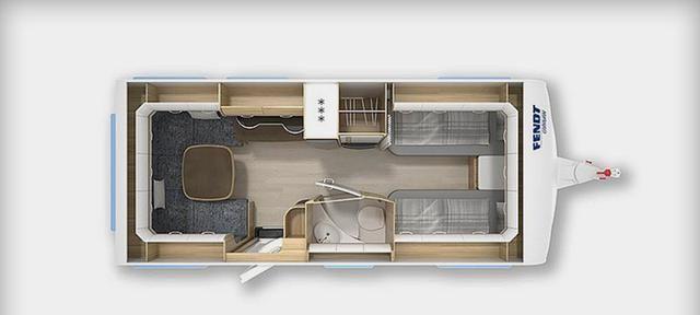 舒适双床版更受欢迎：德国Fendt芬特进口拖挂房车Bianco 515SG