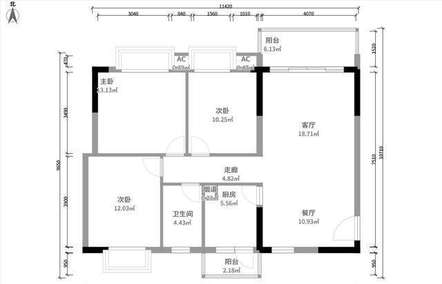 选用半包的方式，将二居室房屋交给装修公司，只花了8万元！