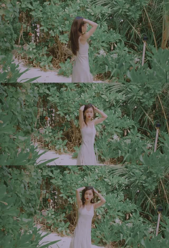 杨颖穿白色牛奶裙拍广告，她转身那一刻，泰国男粉丝都沸腾了