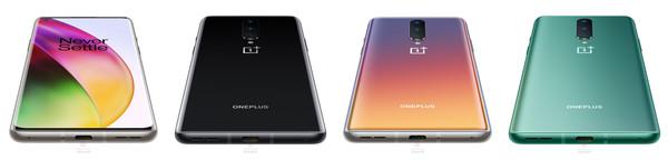 OnePlus8系列三款配色曝光 多彩渐变色另有高品质2K+120Hz屏