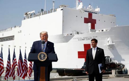美国出动1000艘医院船抗疫救灾？知道真实数量的你，恐怕会流泪