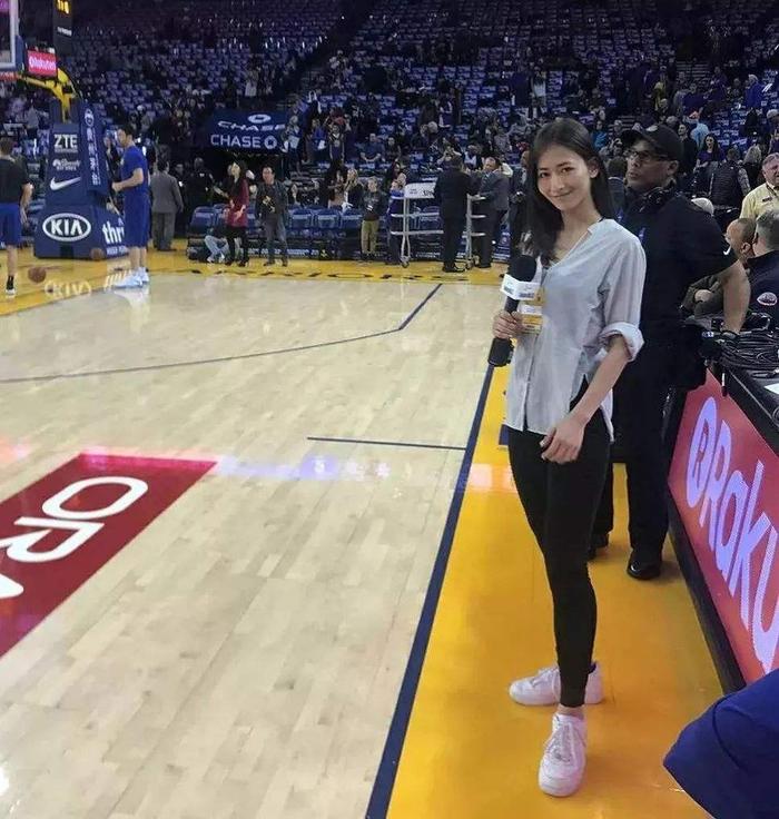 日本混血NBA女主播，身材比例不输张曼源，择偶标准是强壮黑人