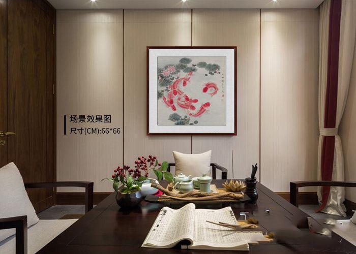 餐厅里挂什么字画比较好 款款好寓意的花鸟画欣赏
