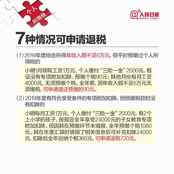 个人所得税退税答疑解惑，哪些人可以退，哪些人不能退？