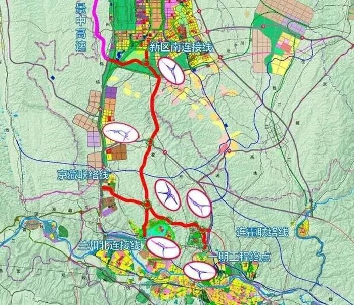 中通道预计2022年建成通车 连接兰州新区止于九州北