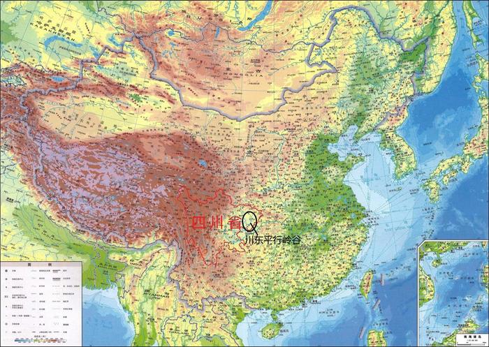 位于四川盆地东部地区的“川东平行岭谷”是怎样形成的？