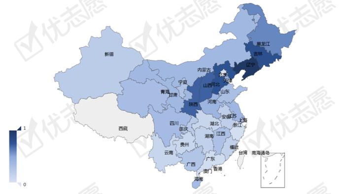 全国仪器类专业招生计划分析，热度持续走低，辽宁省招生占比最高