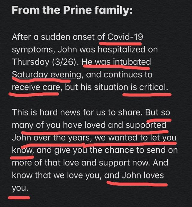 John Prine感染新冠离世，两次荣获格莱美奖，逝世令人惋惜不已