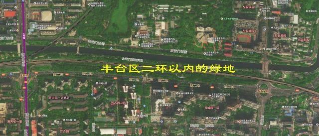 北京行政区划特殊的一片：丰台区在南二环内左安门附近有一块地