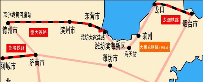 山东省贯通东西的第二条“胶济铁路”——德龙烟铁路