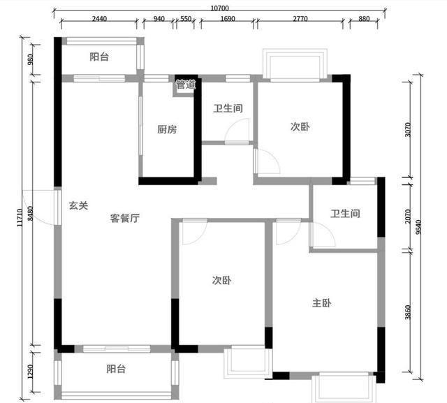 婆婆把120平米的房装修成这种北欧风格，一进门就看呆了