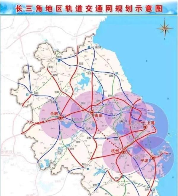 淮南高速、沿淮高铁、长三角、淮南蒙城城际铁路中远期规划图