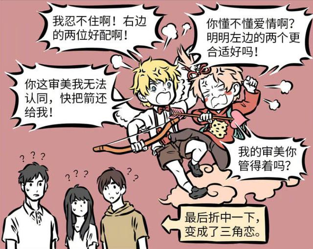 非人哉漫画，生活不易，月老也要费尽心思恰饭