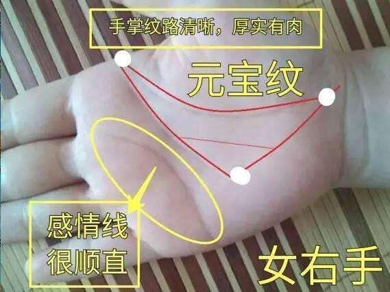 手相元宝纹真的富有吗