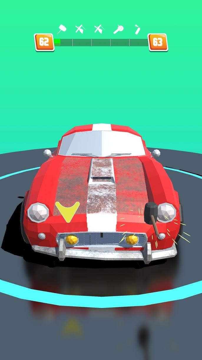 汽车修复模拟体验手游《Car Restoration 3D》做个快乐二手车商