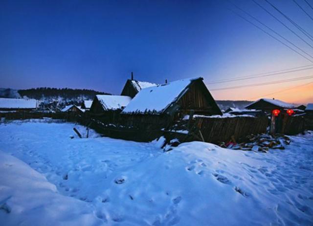 中国最北的村庄，冬季雪景似冰雪世界，原生态环境令人超向往！