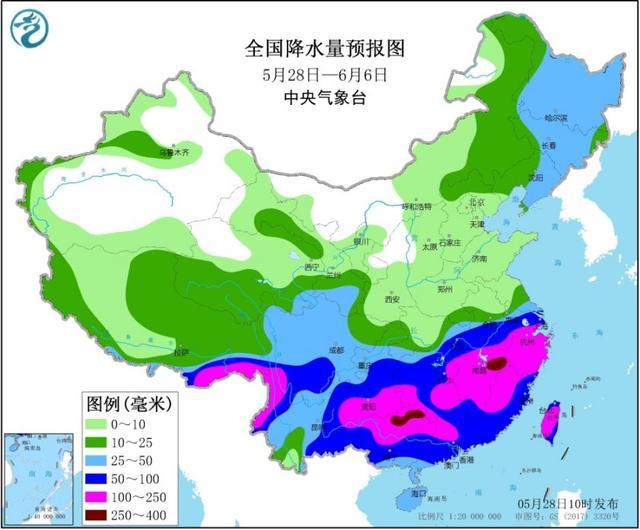 “抽水机”来了，南方5个大暴雨区，最强120毫米，暴雨带横跨多省