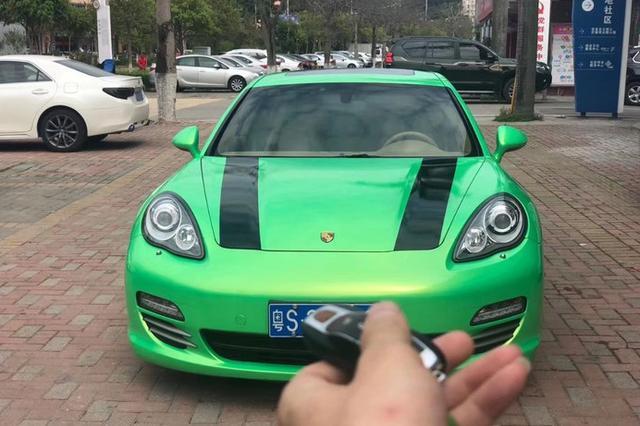 40万元从东莞买辆二手帕拉梅拉4，绿色大青蛙，为面子放弃新A6L