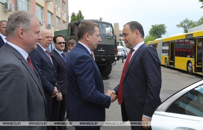白俄罗斯共和国总理罗曼·戈洛夫琴科访问马兹