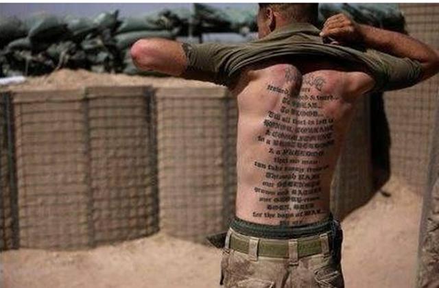军队注重形象，美军能纹身我军为啥不能？国家用心良苦