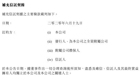 绿景中国地产：建议修订2023年到期可转债的条款及条件