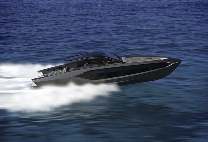 贴海飞行的超跑？兰博基尼新游艇发布！