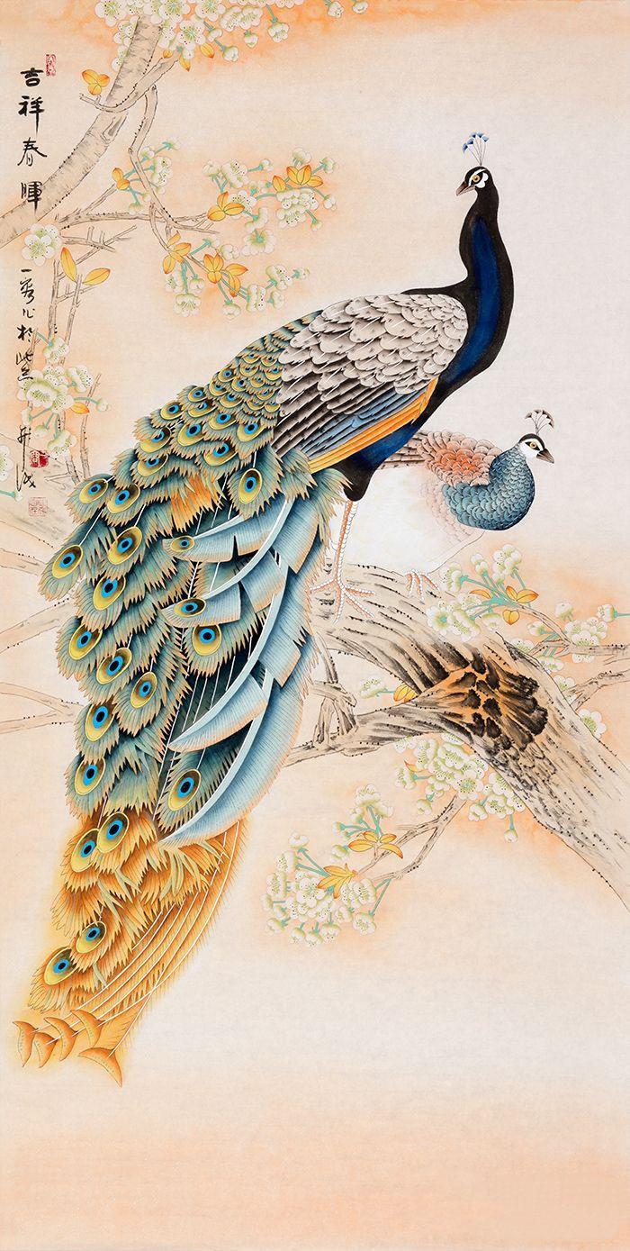 玄关装饰挂什么画 选择花鸟画高雅有韵味
