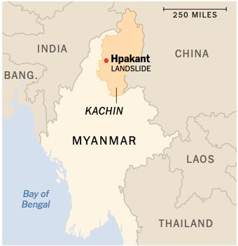 162人死亡！缅甸采矿业致命乱象再酿悲剧