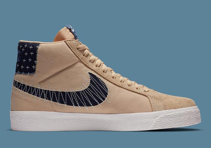 日式小刺风格 Nike Blazer Mid！细节质感非常高级！