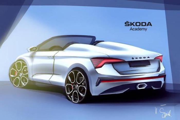 斯柯达发布全新概念车预告  定名SLAVIA