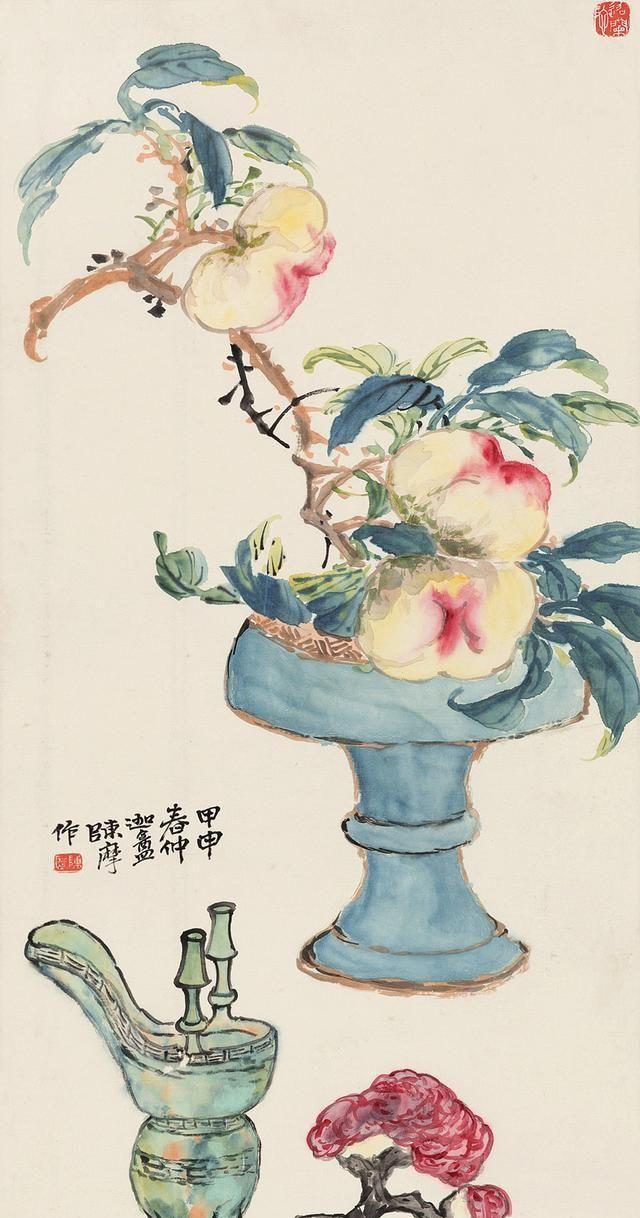 著名画家陈摩绘画作品欣赏