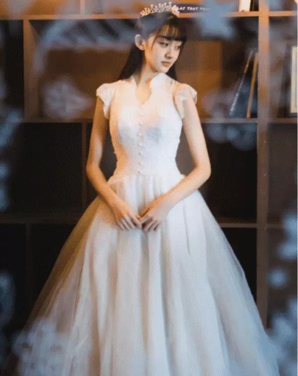 她是被禁止整容的小李慧珍 穿上婚纱美爆全网
