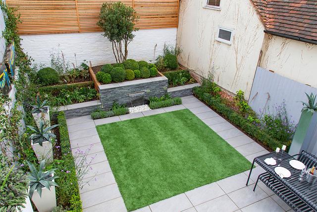 20㎡左右的面积也能做成花园，这么设计就不显得面积小