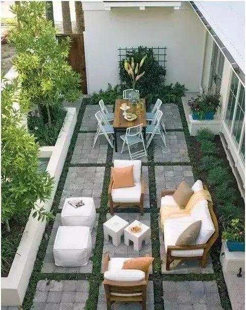 不足50平米的小庭院要如何设计？掌握以下6点原则就够了