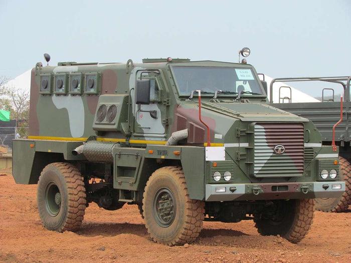 印度国企助力“山地部队”，打造700辆专车，车身贴有拉达克字样